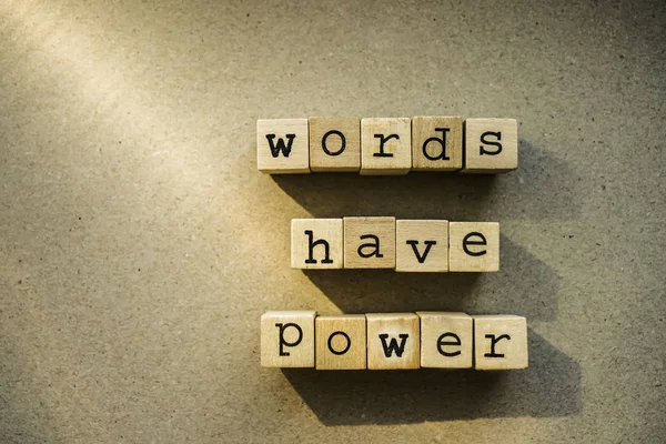 Words Have Power